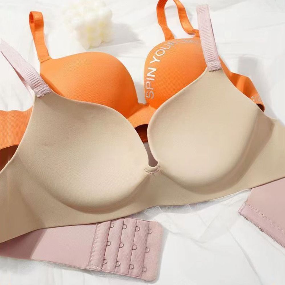 Bralette Triangle Set - Fashion Letter Pattern Women Deep V