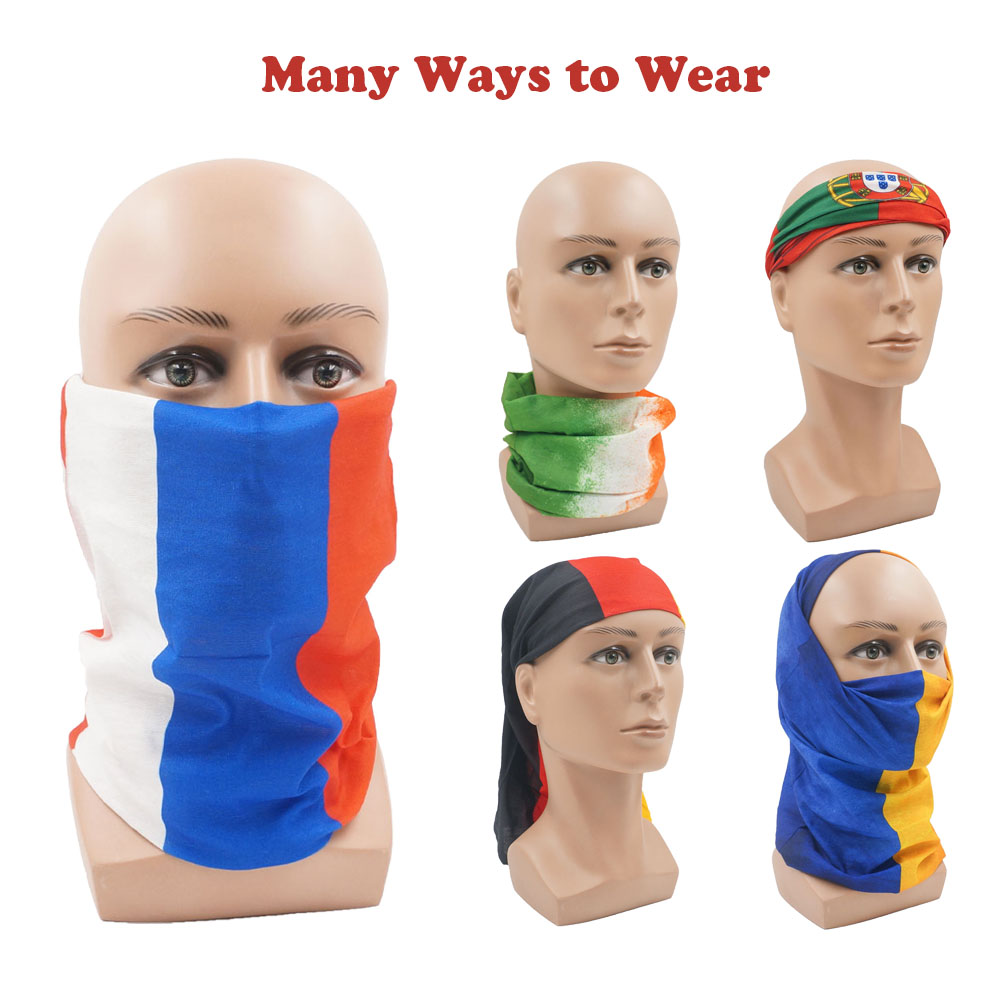 Headband Summer Knit - European Countries Face & Neck Gaiter