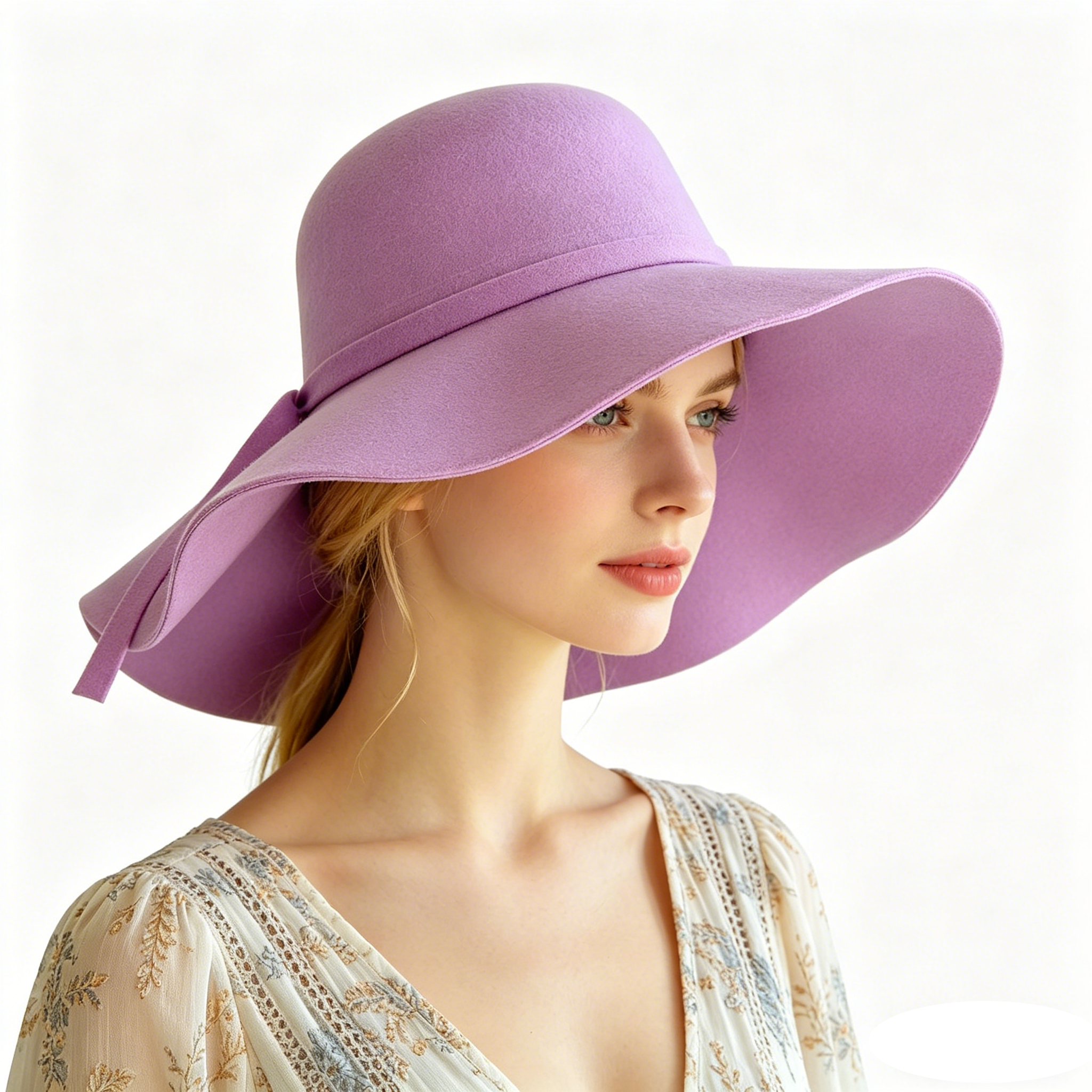 Women Fedora Hat Vintage Lady  - Hat Floppy Wide review and price