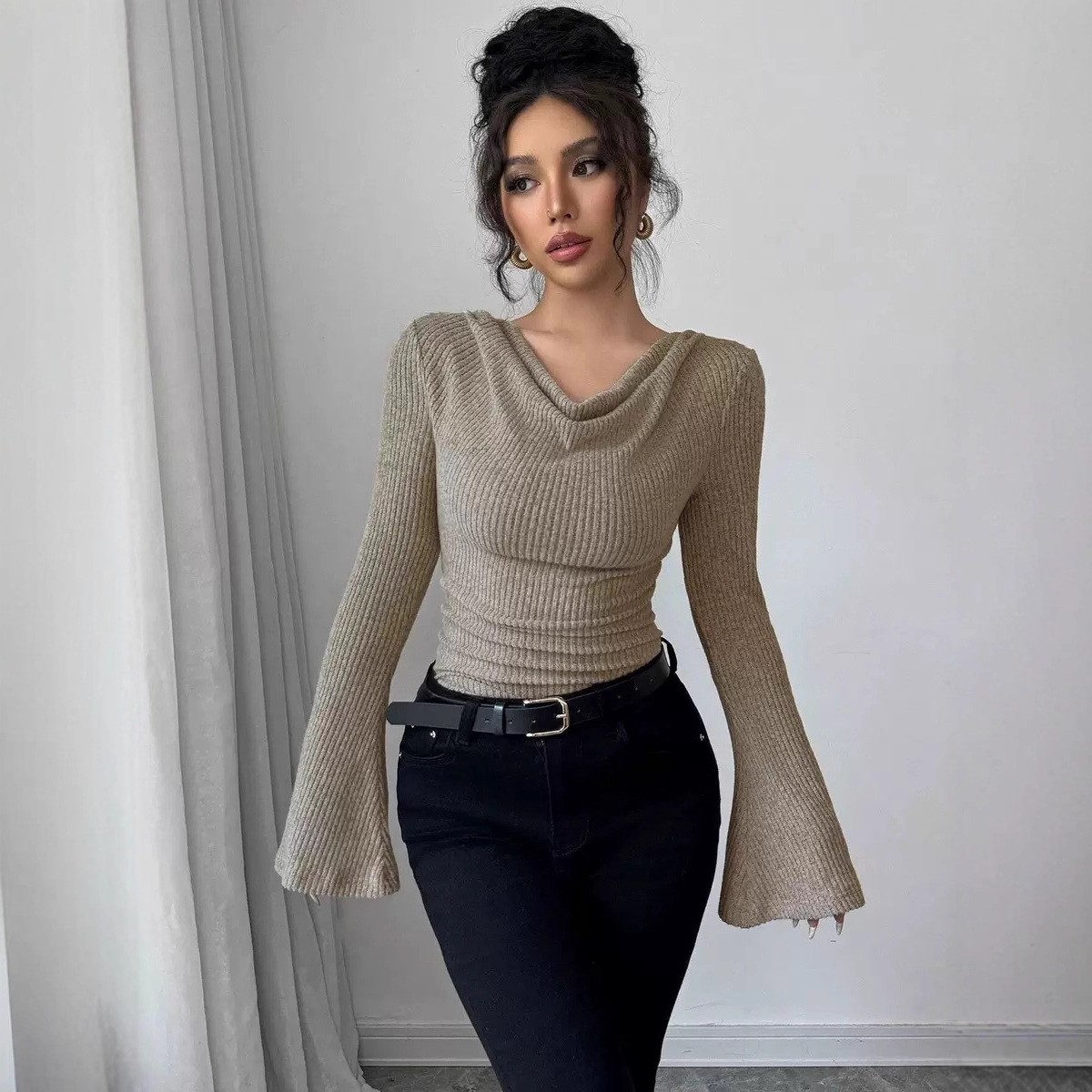 Women's Blouse Longsleeve Soli - Blouse Off Shoulder review and price
