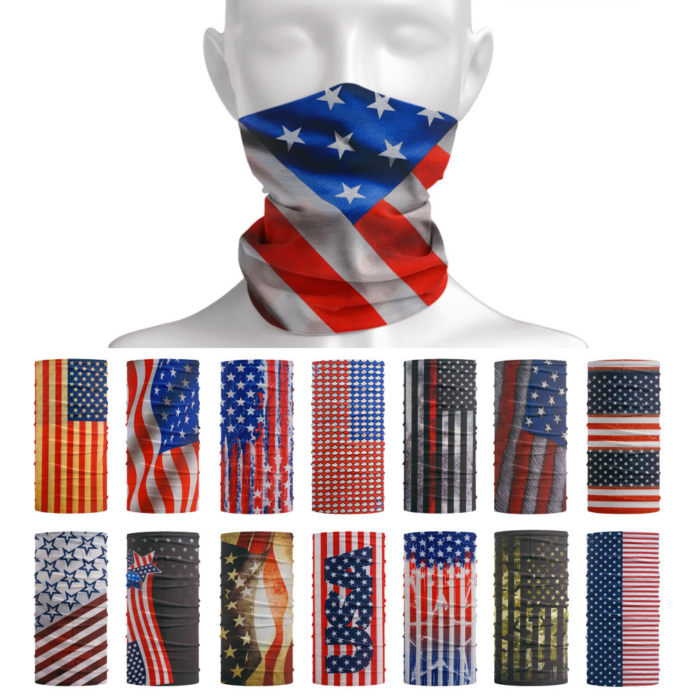 USA Flag Pattern Sun Protectiv - Headband Summer Knit review and price