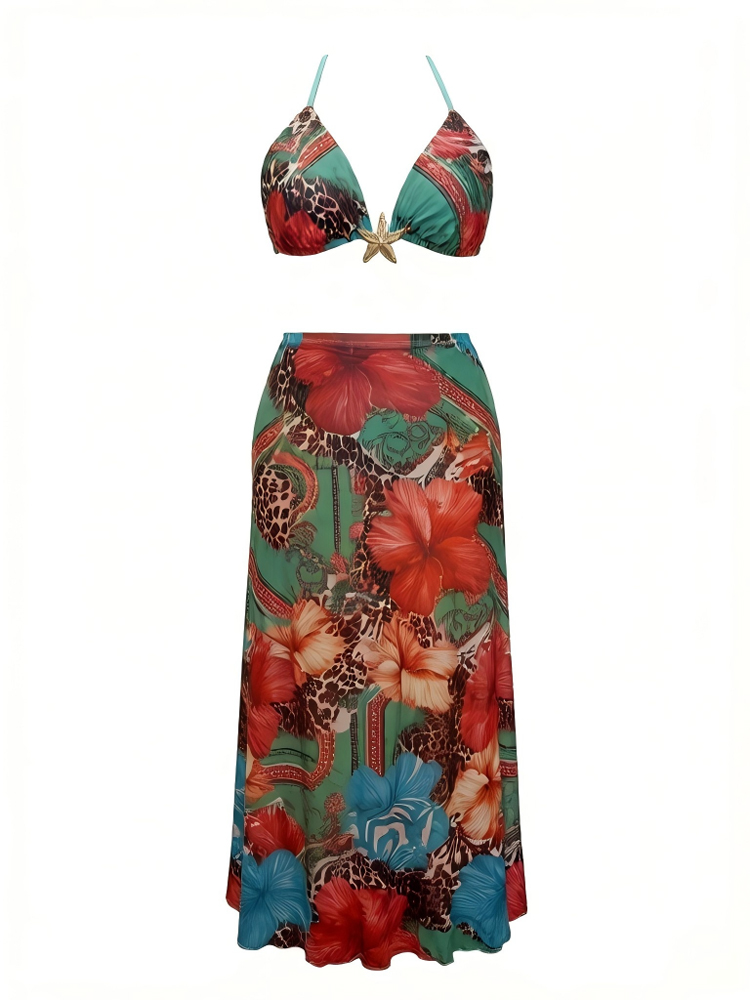 Women Plus Size Summer Boho Fl - Maxi Dress Halter review and price