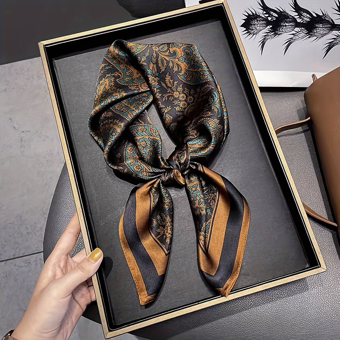 Fashionable Imitation Silk Sca - Headband Summer Knit review and price