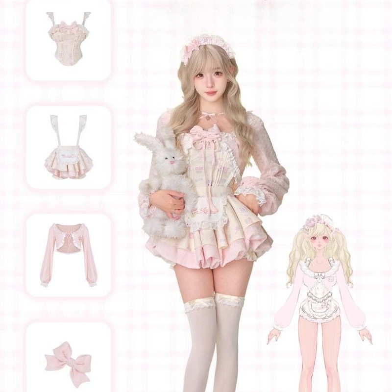 Japanese Sweet Lolita Style 3  - Crop Top Crochet review and price