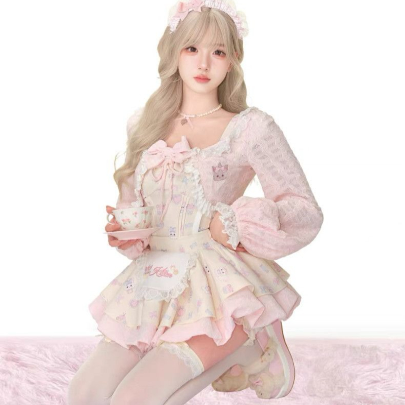 Japanese Sweet Lolita Style 3  - Crop Top Crochet review and price