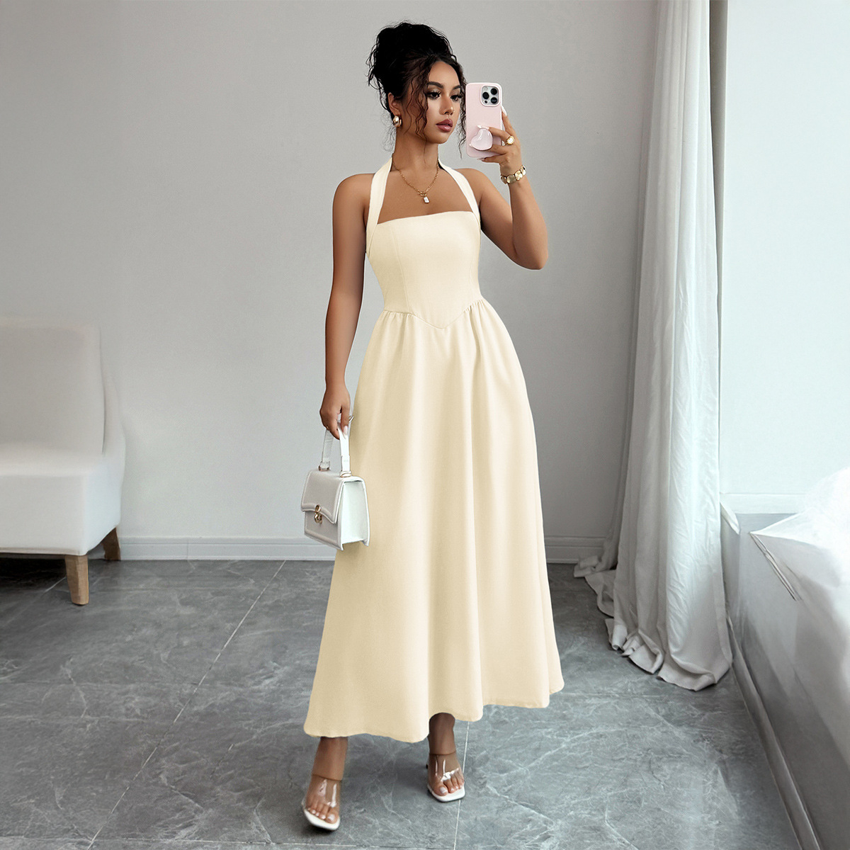 Women's Dress 5 Colors Halter  - Maxi Dress Halter review and price