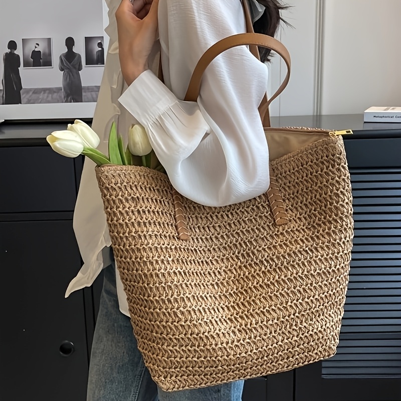 Fashionable and Versatile Wome - Crochet Bag Raffia review and price