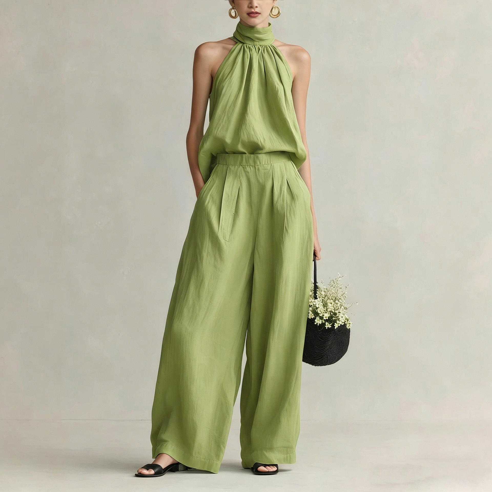 Women's 2026 Summer New Style  - Linen Pant Wide review and price