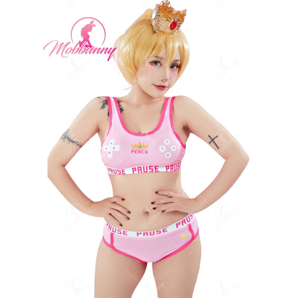 MOBBUNNY Peach Derivative Spor - Bralette Triangle Set review and price