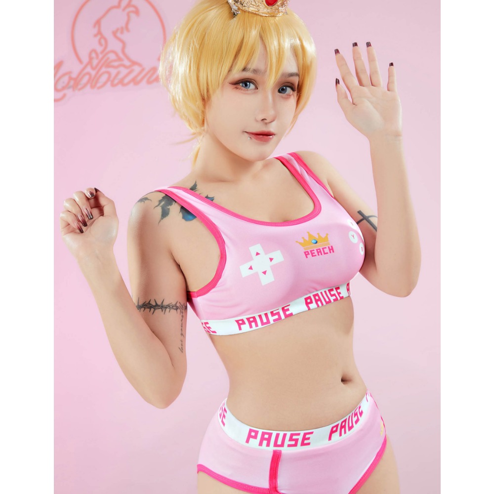MOBBUNNY Peach Derivative Spor - Bralette Triangle Set review and price