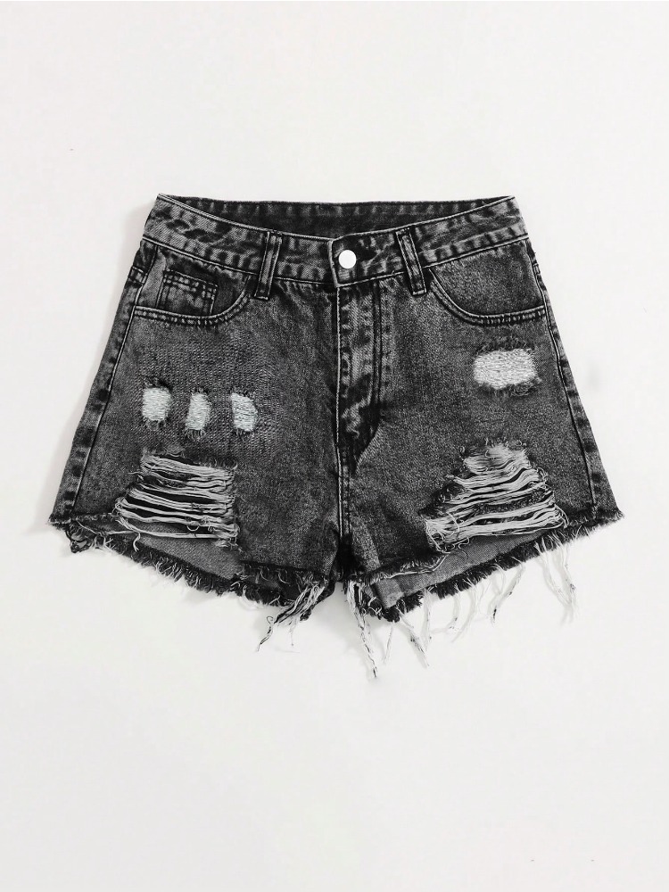 2026 New Vintage Washed Denim  - Shorts Denim Frayed review and price