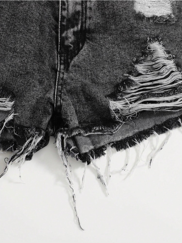 2026 New Vintage Washed Denim  - Shorts Denim Frayed review and price