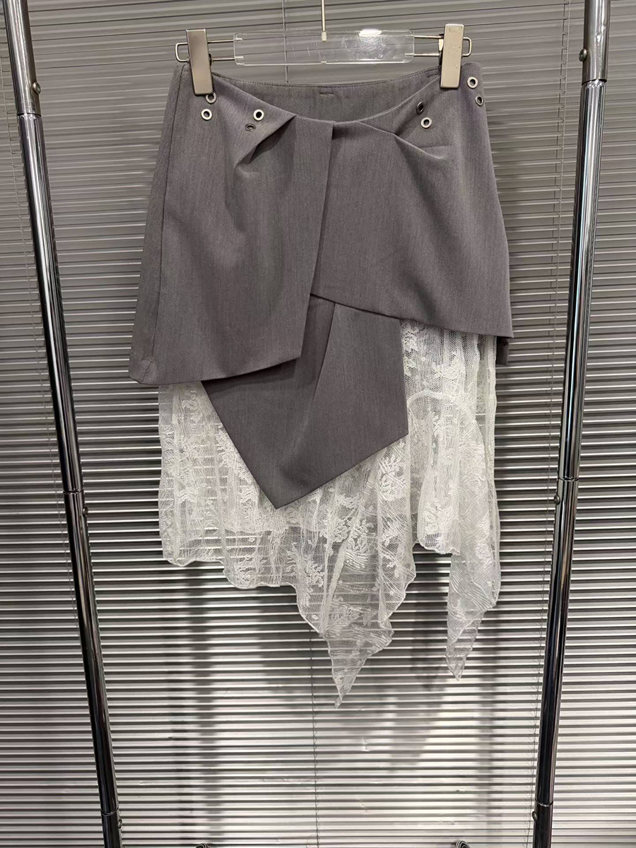 GALCAUR Knit Floral Spliced La - Midi Skirt Floral review and price