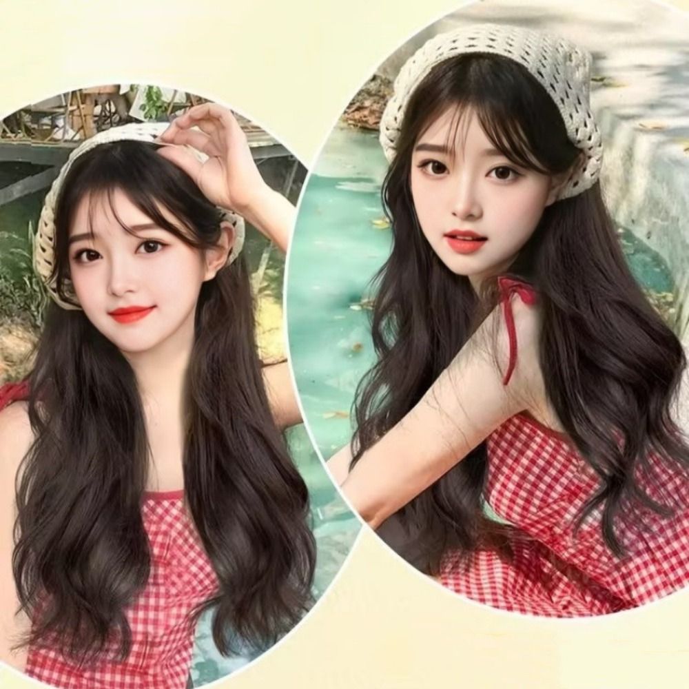 Fashion 65CM Wig Triangle Head - Headband Summer Knit review and price