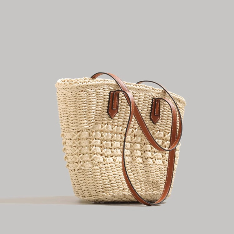 Extra-Large Foldable Straw Tot - Tote Bag Beach review and price
