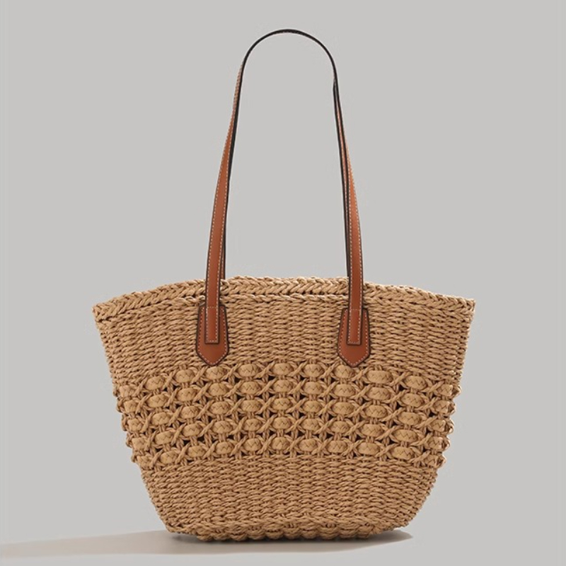 Extra-Large Foldable Straw Tot - Tote Bag Beach review and price
