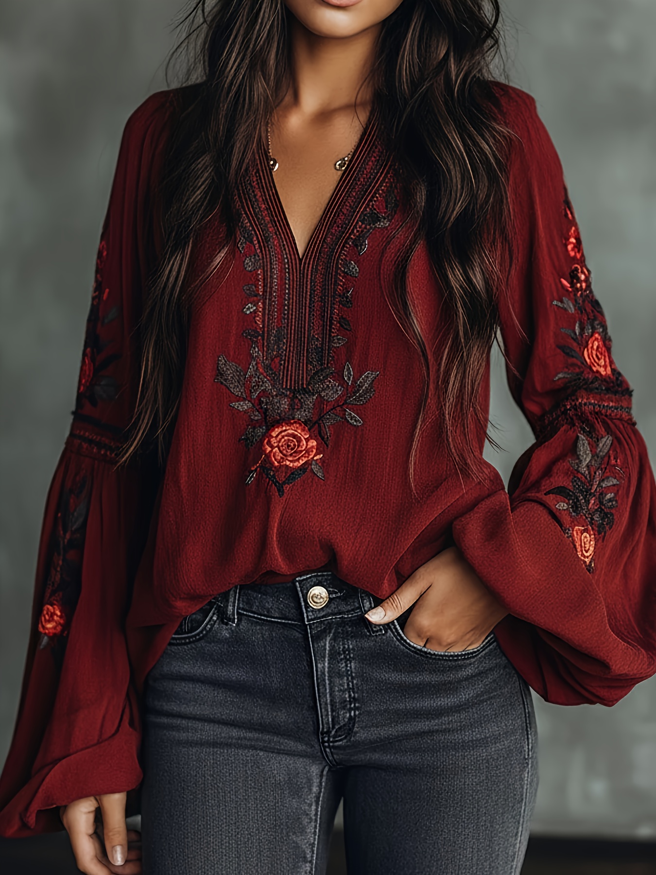 Women‘s Spring Blouse Retro Em - Blouse Off Shoulder review and price