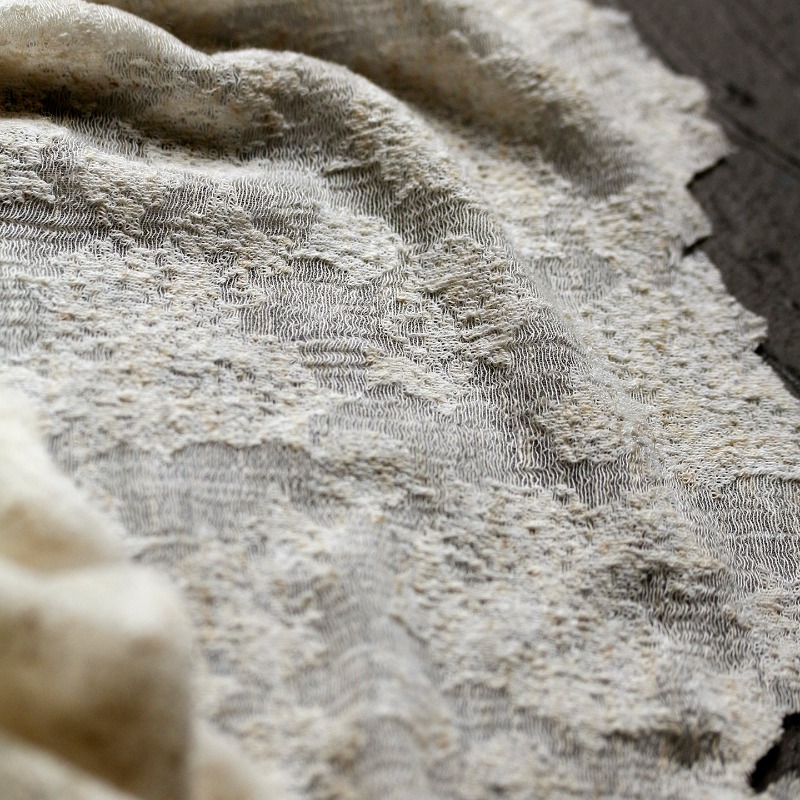 Distressed Vintage Textured Co - Linen Dress Wrap review and price