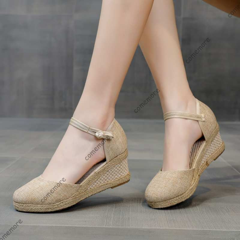 Comemore Sandals High Heel Sum - Wedge Espadrille Women review and price