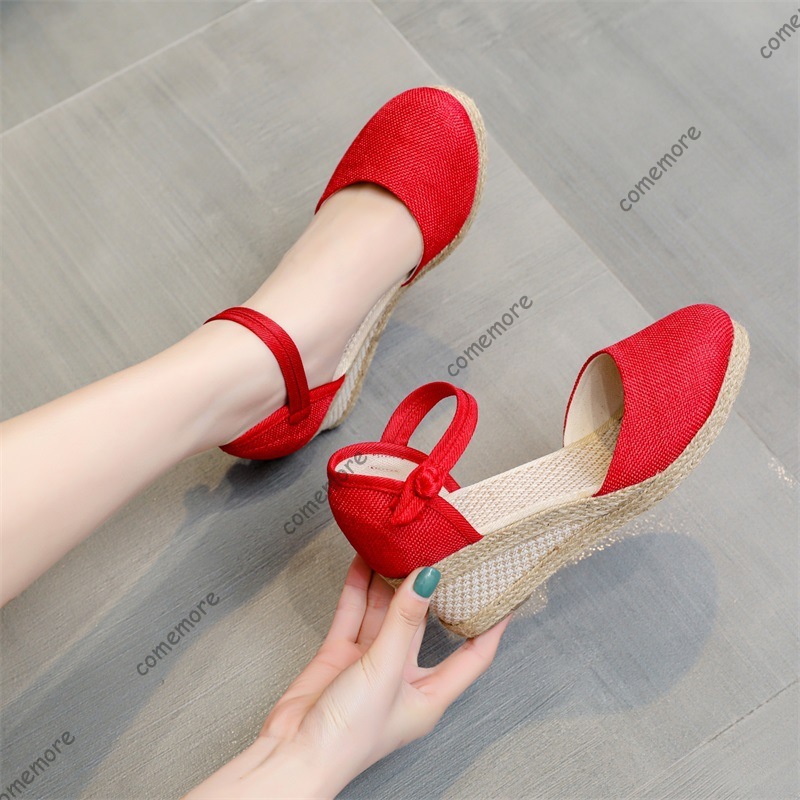 Comemore Sandals High Heel Sum - Wedge Espadrille Women review and price