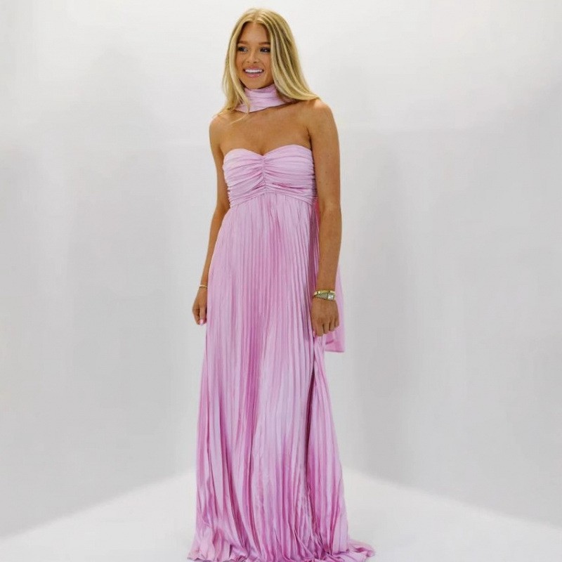 Wedding Guest Dress Elegant Pa - Maxi Dress Halter review and price