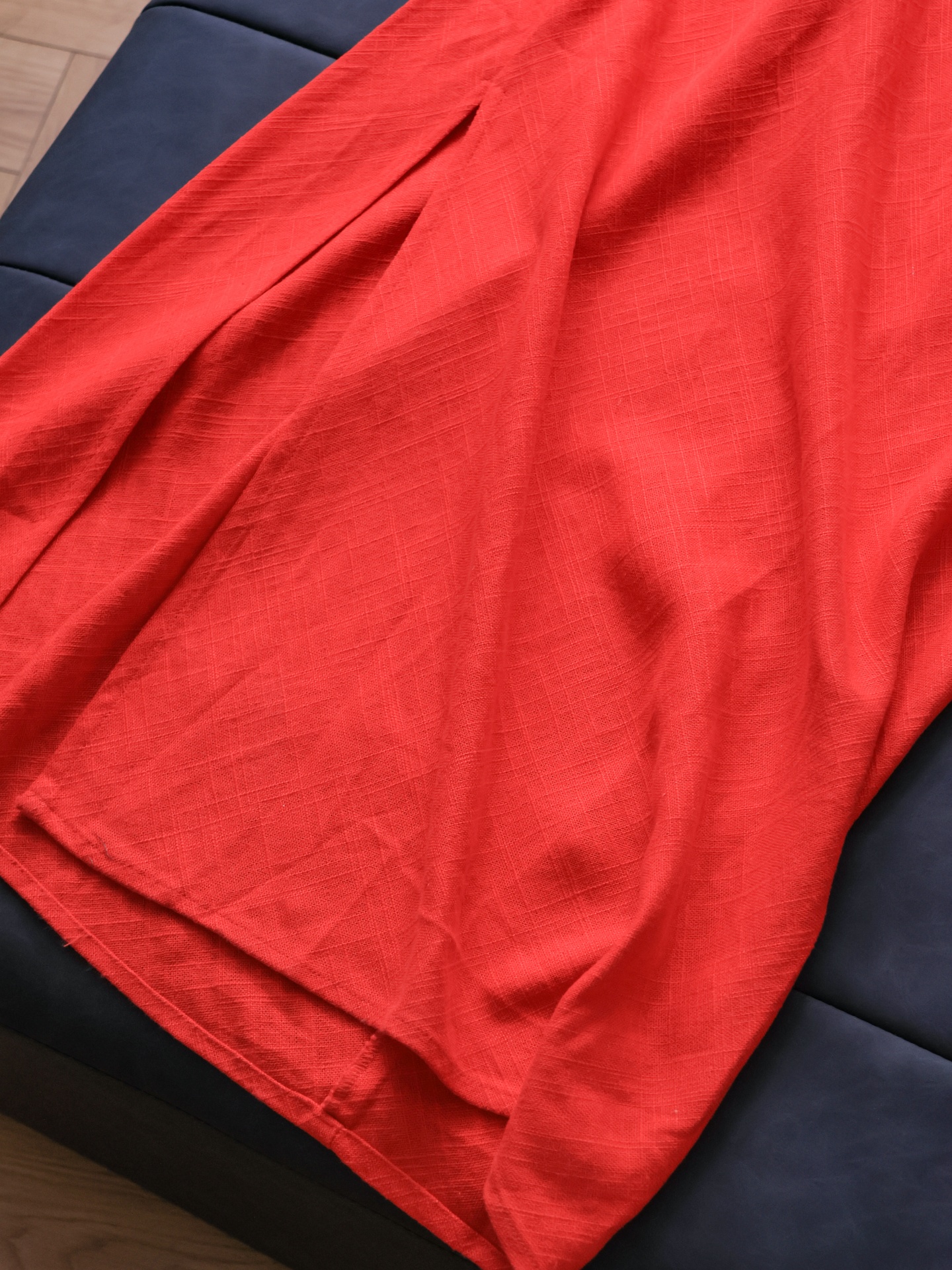 Linen Blend Slim Fit Side Slit - Linen Dress Wrap review and price