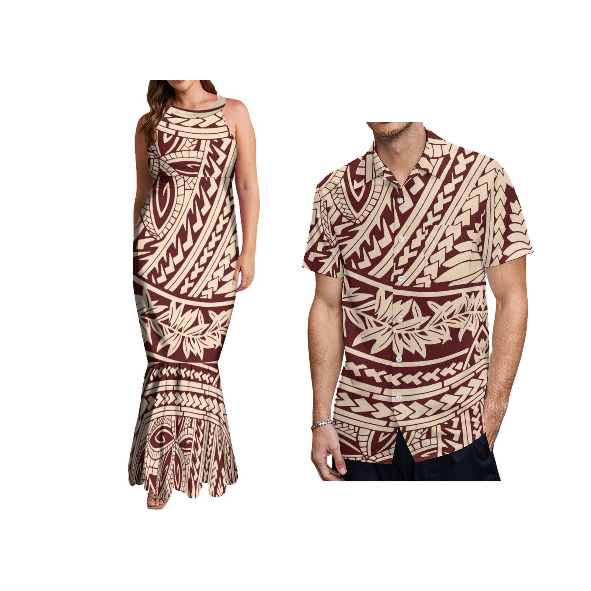 Wholesale Custom Polynesian To - Maxi Dress Halter review and price