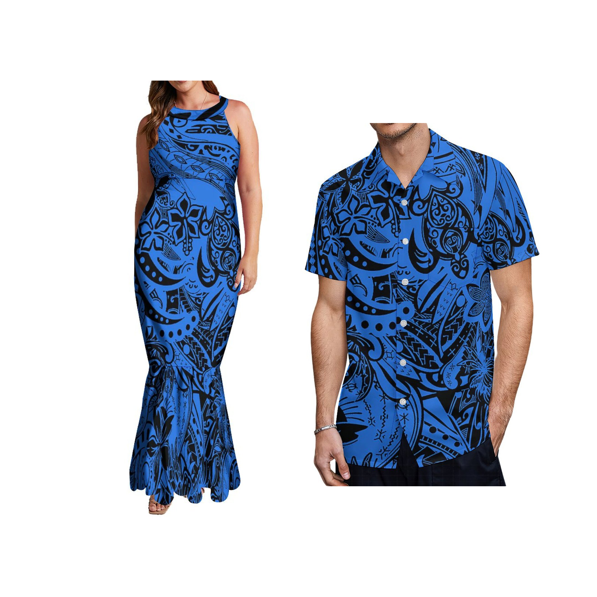 Wholesale Custom Polynesian To - Maxi Dress Halter review and price