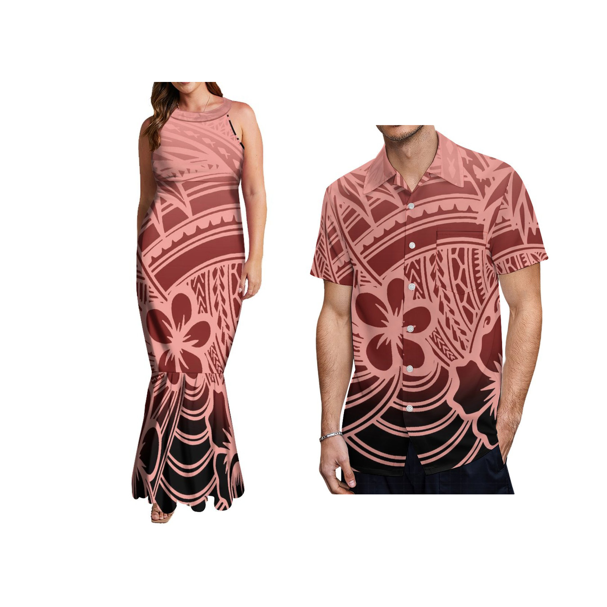 Wholesale Custom Polynesian To - Maxi Dress Halter review and price