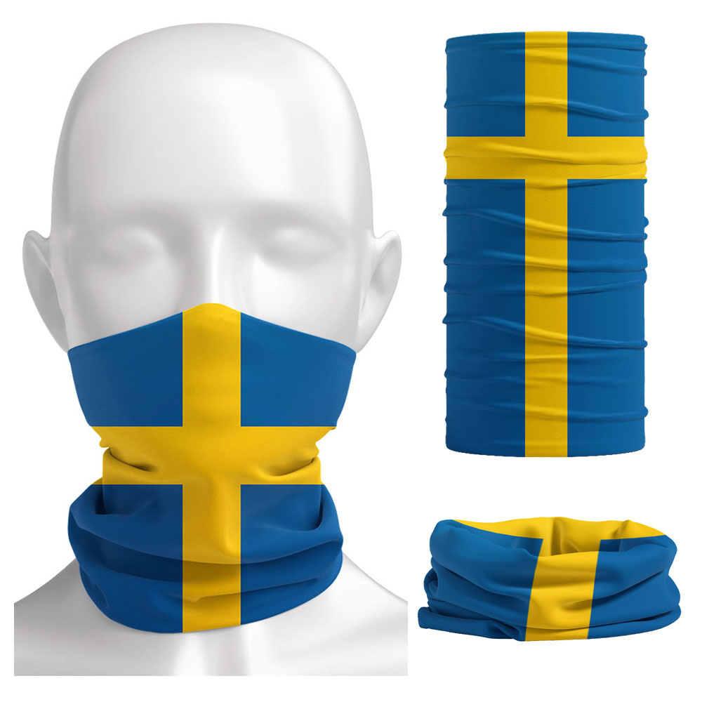 Sweden Flag Printed Bandana He - Headband Summer Knit review and price