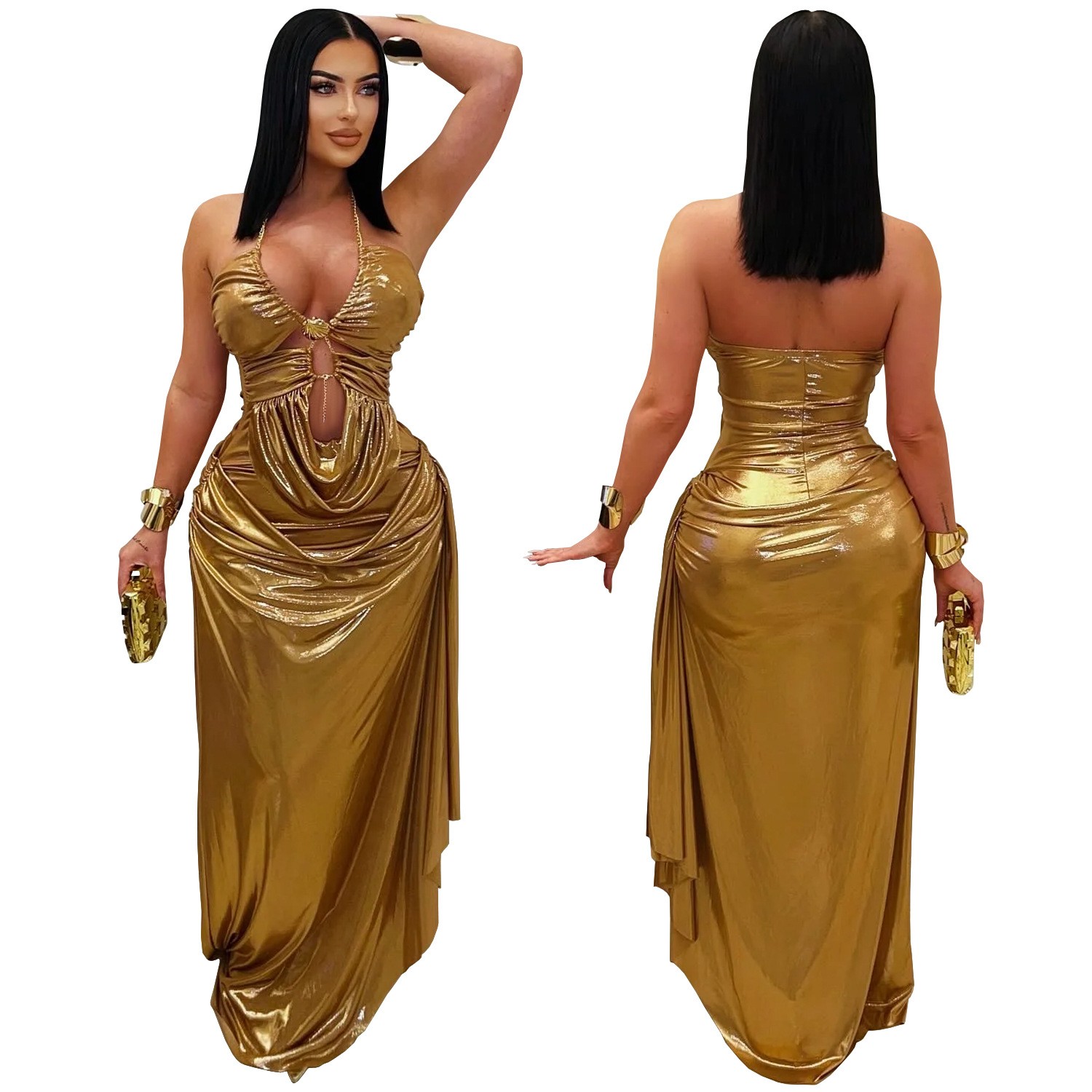 Prom Dress Evening Wedding Gue - Maxi Dress Halter review and price