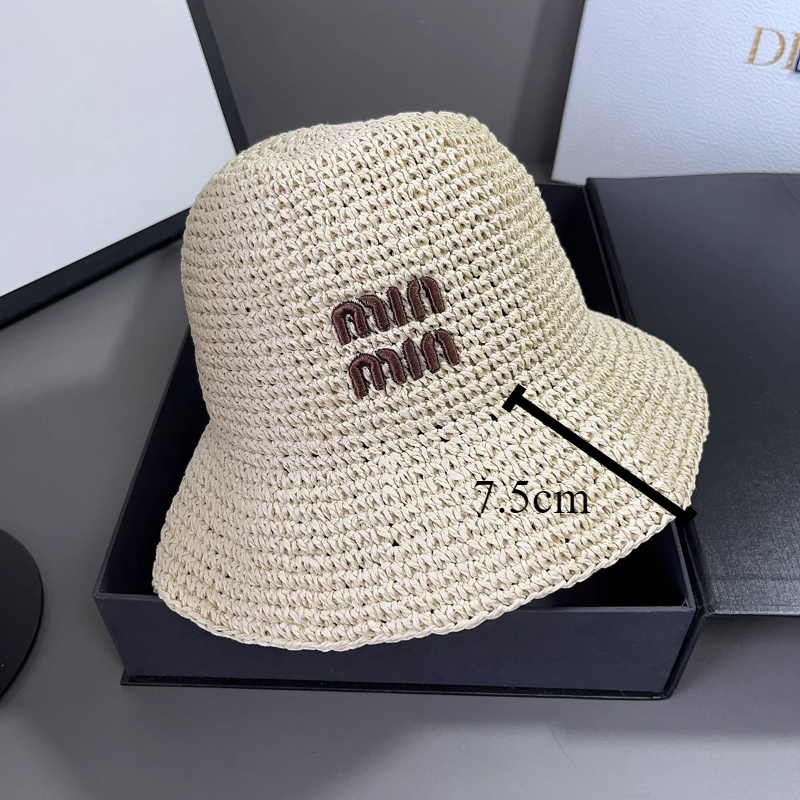 Letter Embroidery Straw Dome B - Hat Floppy Wide review and price