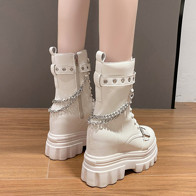 Autumn Thick Heel Ankle Boots  - Wedge Espadrille Women review and price