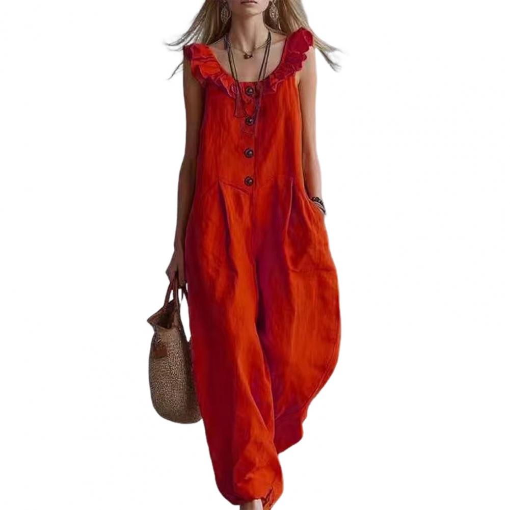 Relaxed Fit Romper Women Women - Jumpsuit Linen Relaxed review and price