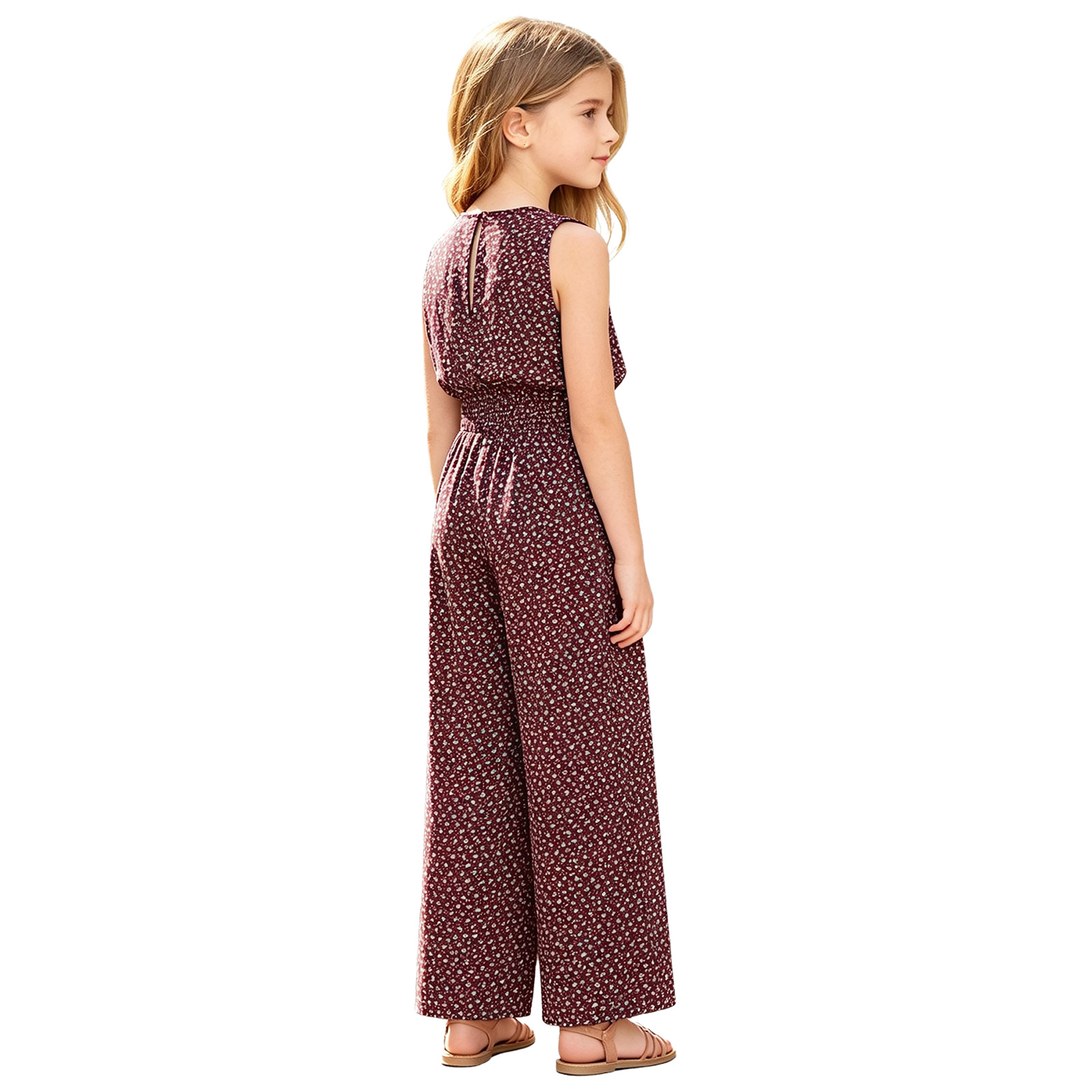 Kids Girls Summer Fashion Flor - Romper Floral Print review and price