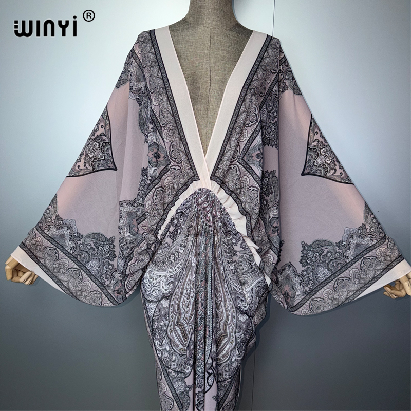 WINYI V-neck Sexy Dress Arabic - Cover Up Kaftan review and price