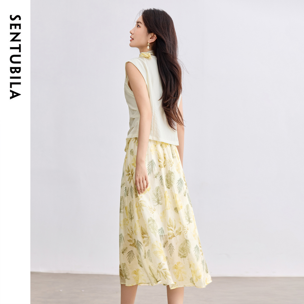 SENTUBILA Elegant Skirt Holida - Midi Skirt Floral review and price