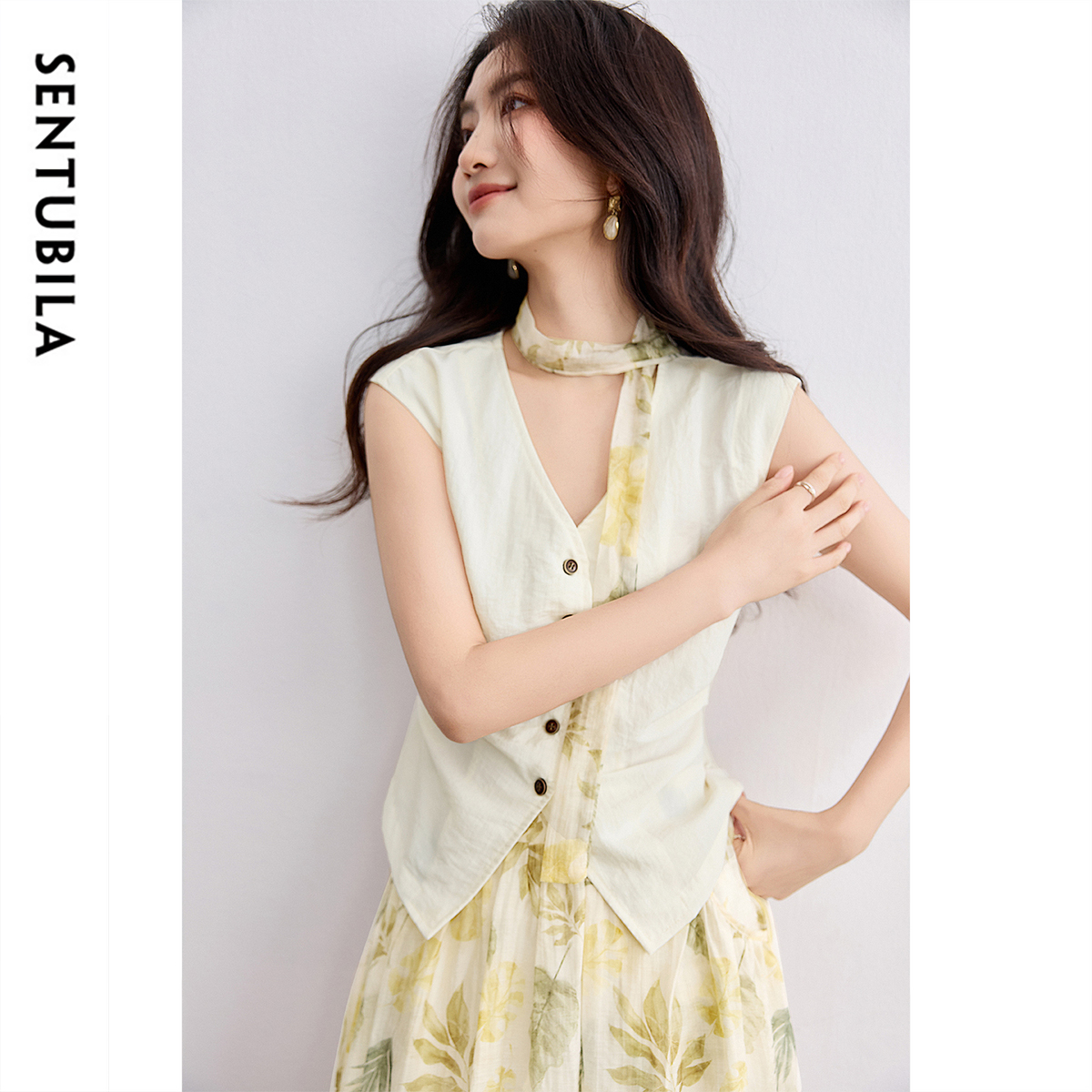 SENTUBILA Elegant Skirt Holida - Midi Skirt Floral review and price