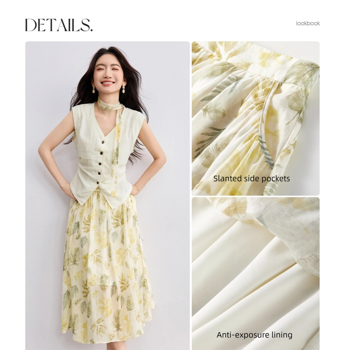 SENTUBILA Elegant Skirt Holida - Midi Skirt Floral review and price