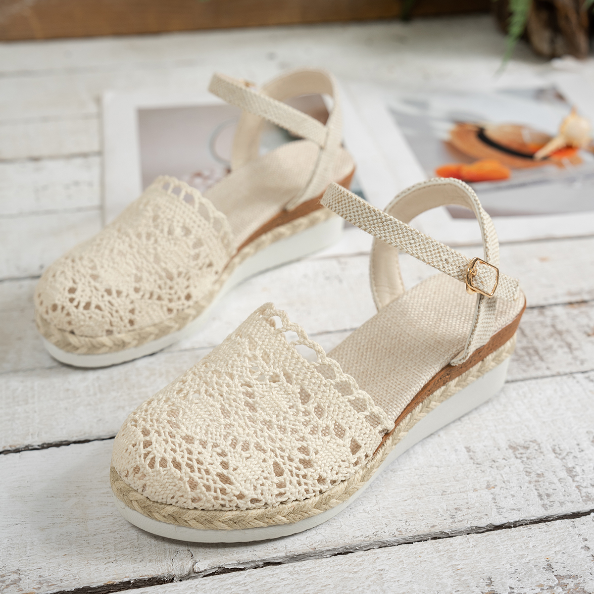 Women Wedge Sandals 2025 Summe - Wedge Espadrille Women review and price