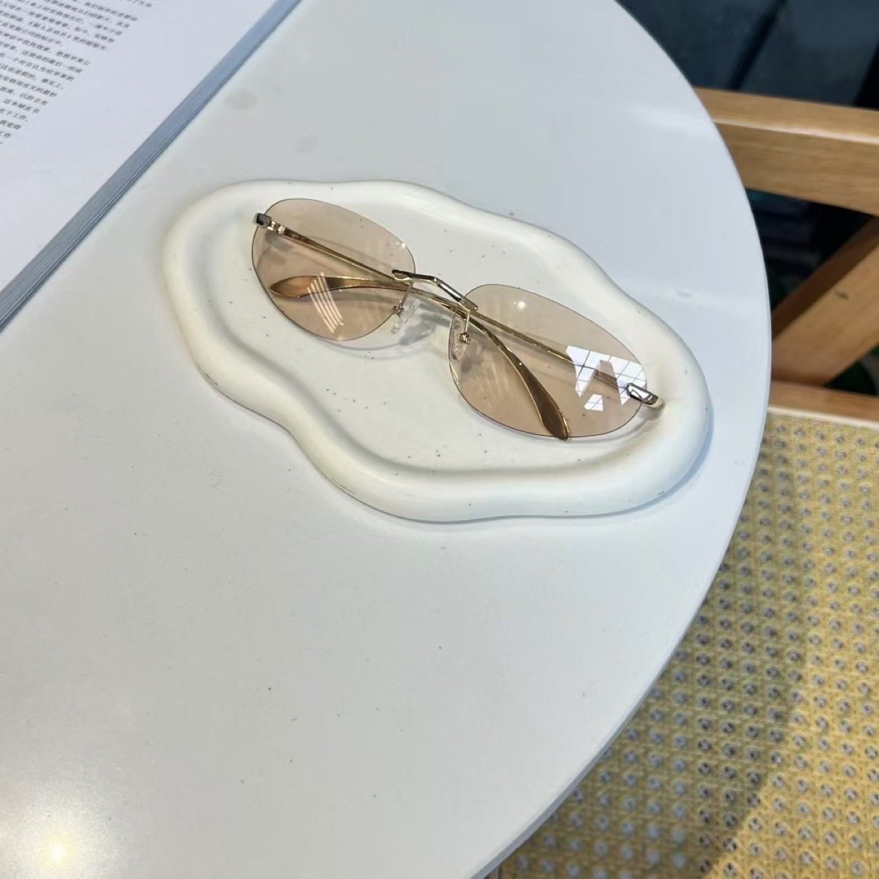 UV400 Rimless Shades, Cat Eye  - Sunglasses Cat Eye review and price