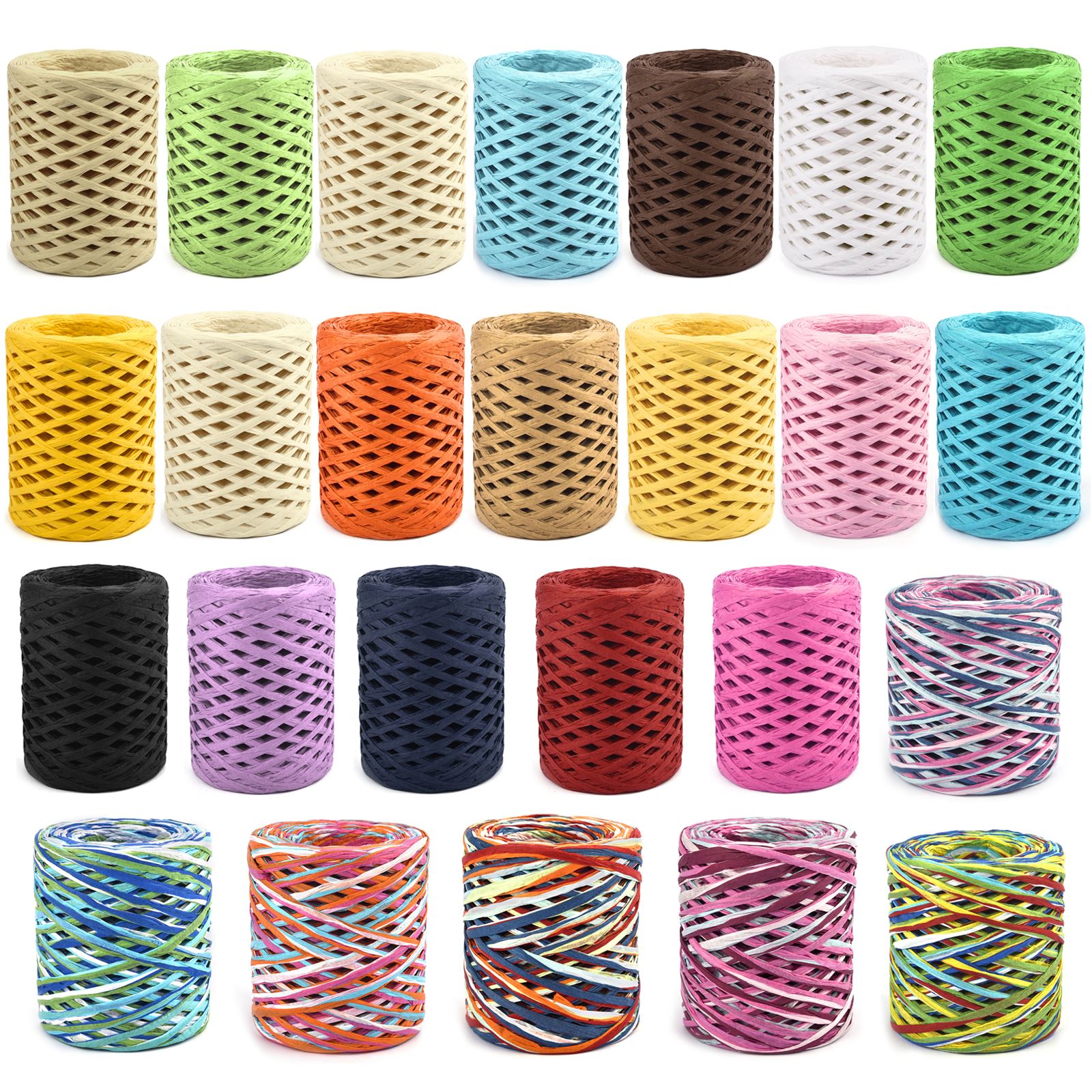 100M Natural Raffia Straw Yarn - Crochet Bag Raffia review and price
