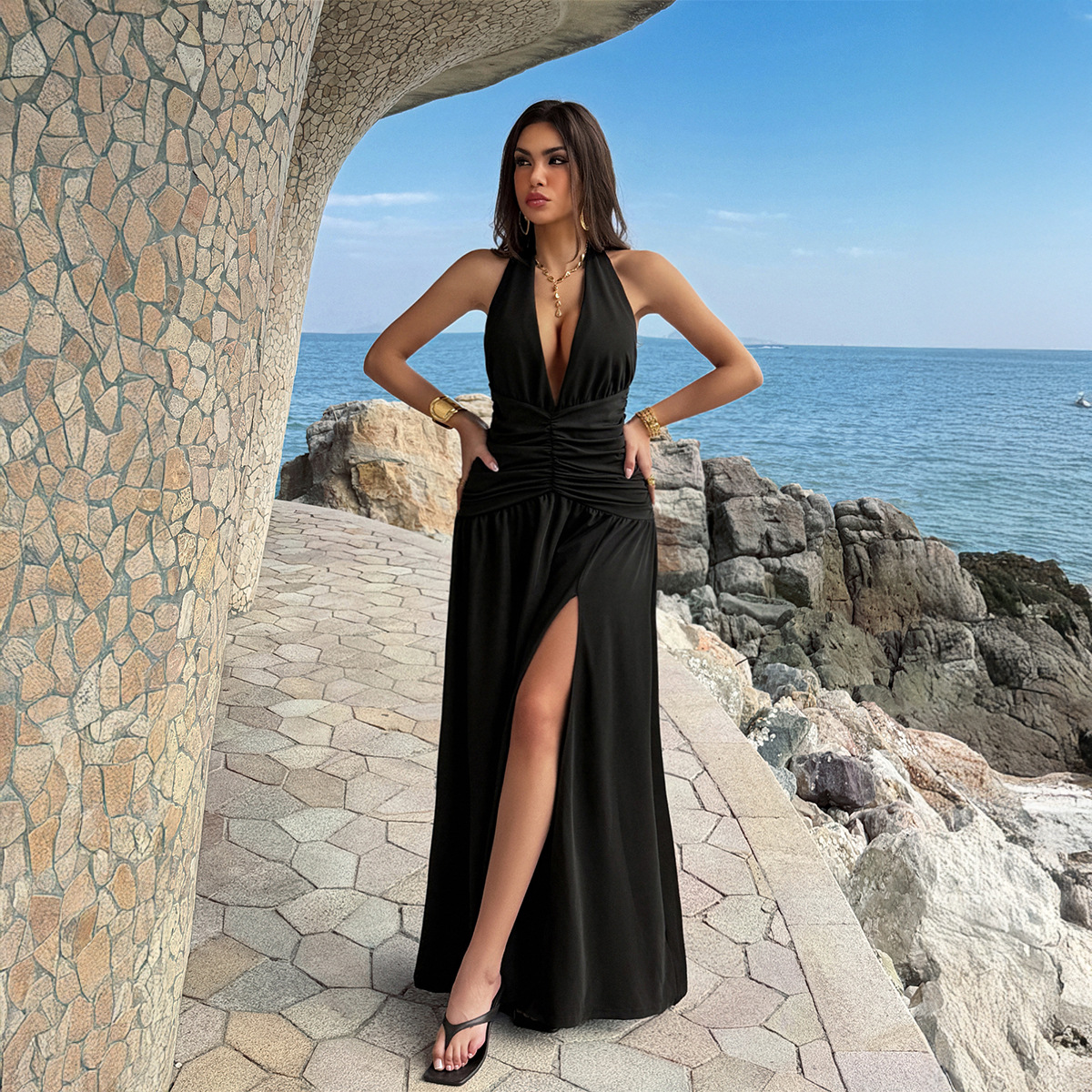 Women's Dress 2 Colors Halter  - Maxi Dress Halter review and price