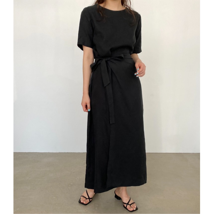 Elegant Cotton Linen Wrap Dres - Linen Dress Wrap review and price