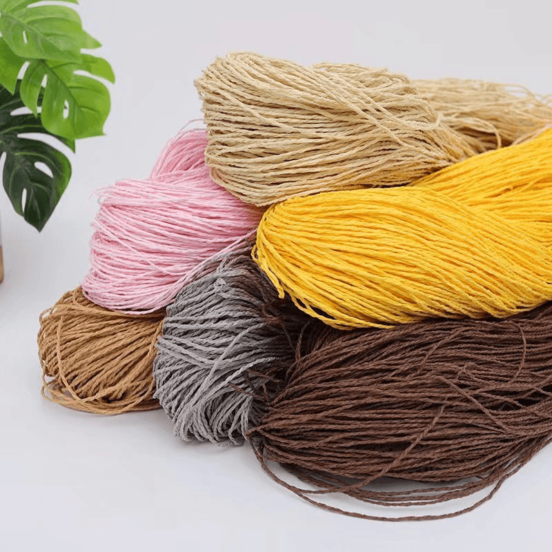 200g 2ply Cotton Raffia Yarn f - Crochet Bag Raffia review and price