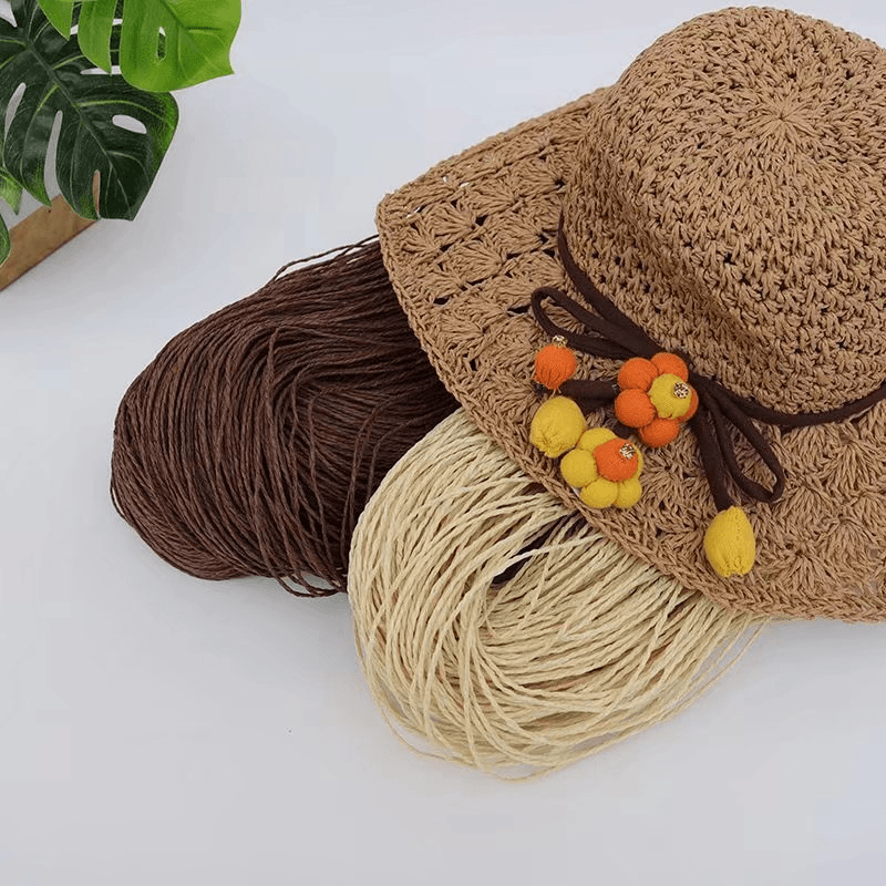 200g 2ply Cotton Raffia Yarn f - Crochet Bag Raffia review and price
