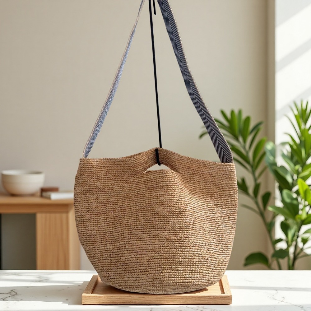 New Raffia Rainbow Bucket Bag  - Crochet Bag Raffia review and price