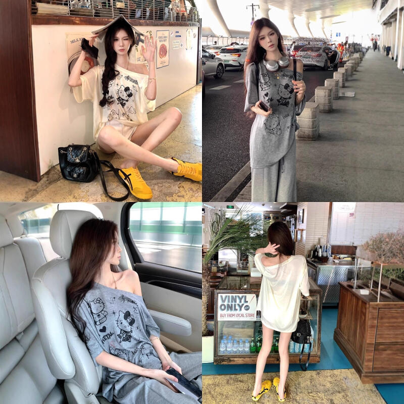 Sun Protection Blouse Hello Ki - Blouse Off Shoulder review and price