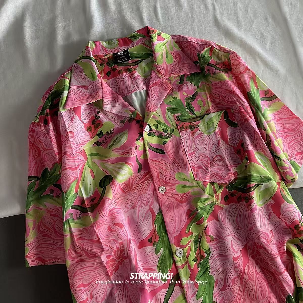Pink Graffiti Floral Cuban Col - Romper Floral Print review and price