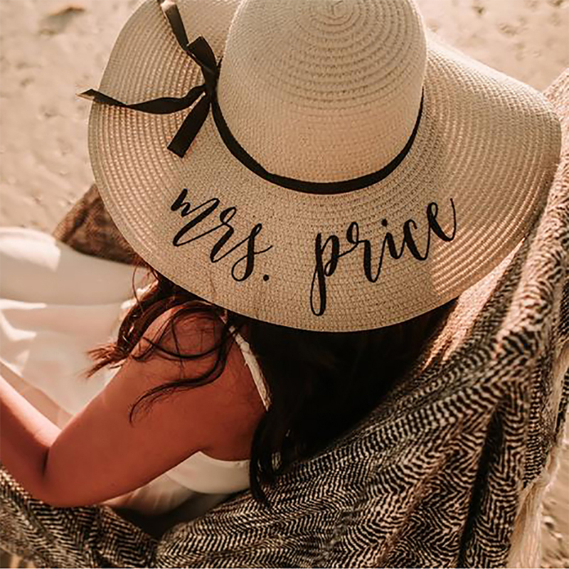 Personalized Custom Last Name  - Hat Floppy Wide review and price